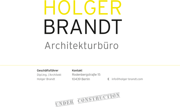 HOLGER BRANDT | Architekturbüro